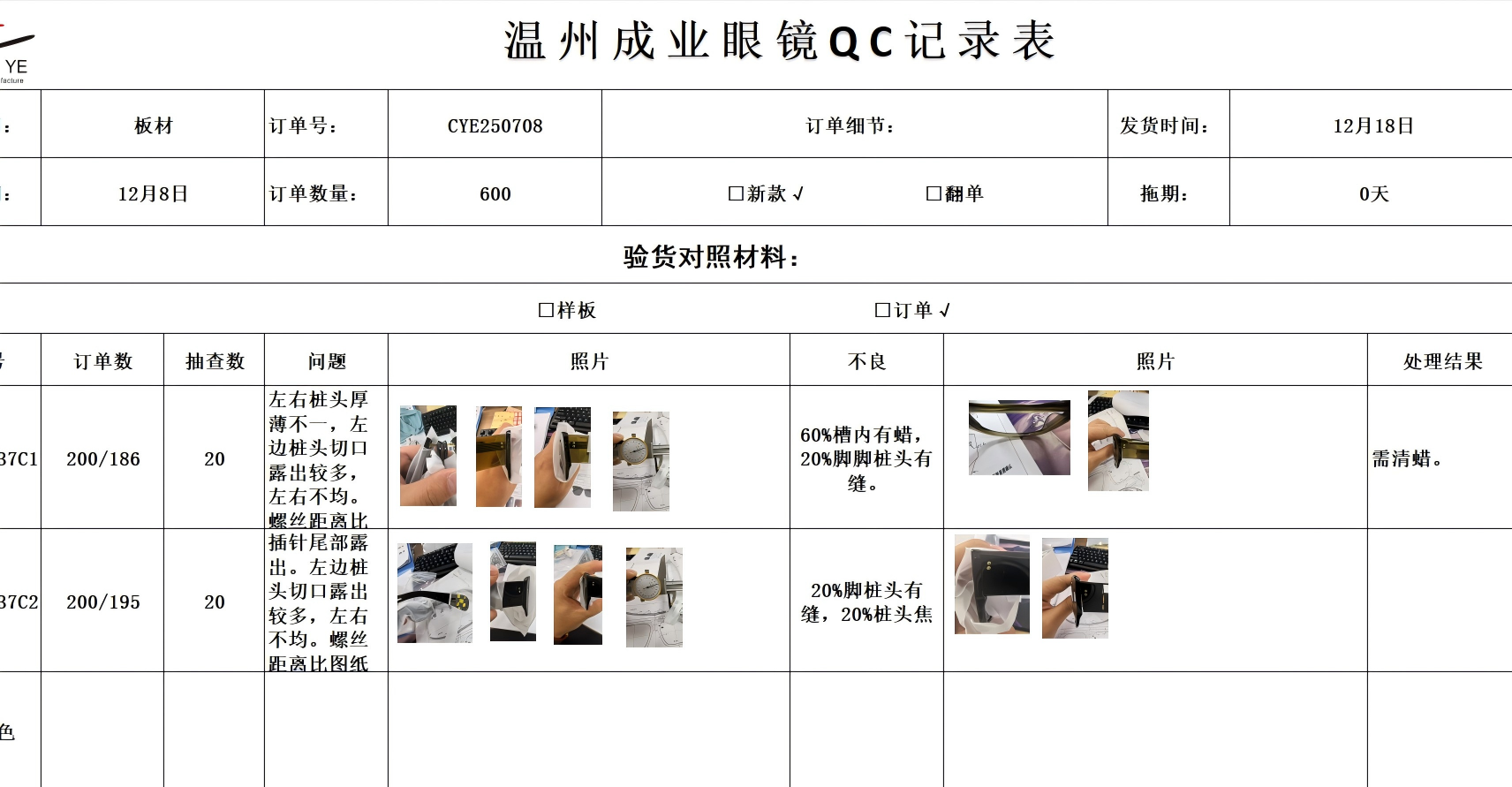 QC Internal Documentation
